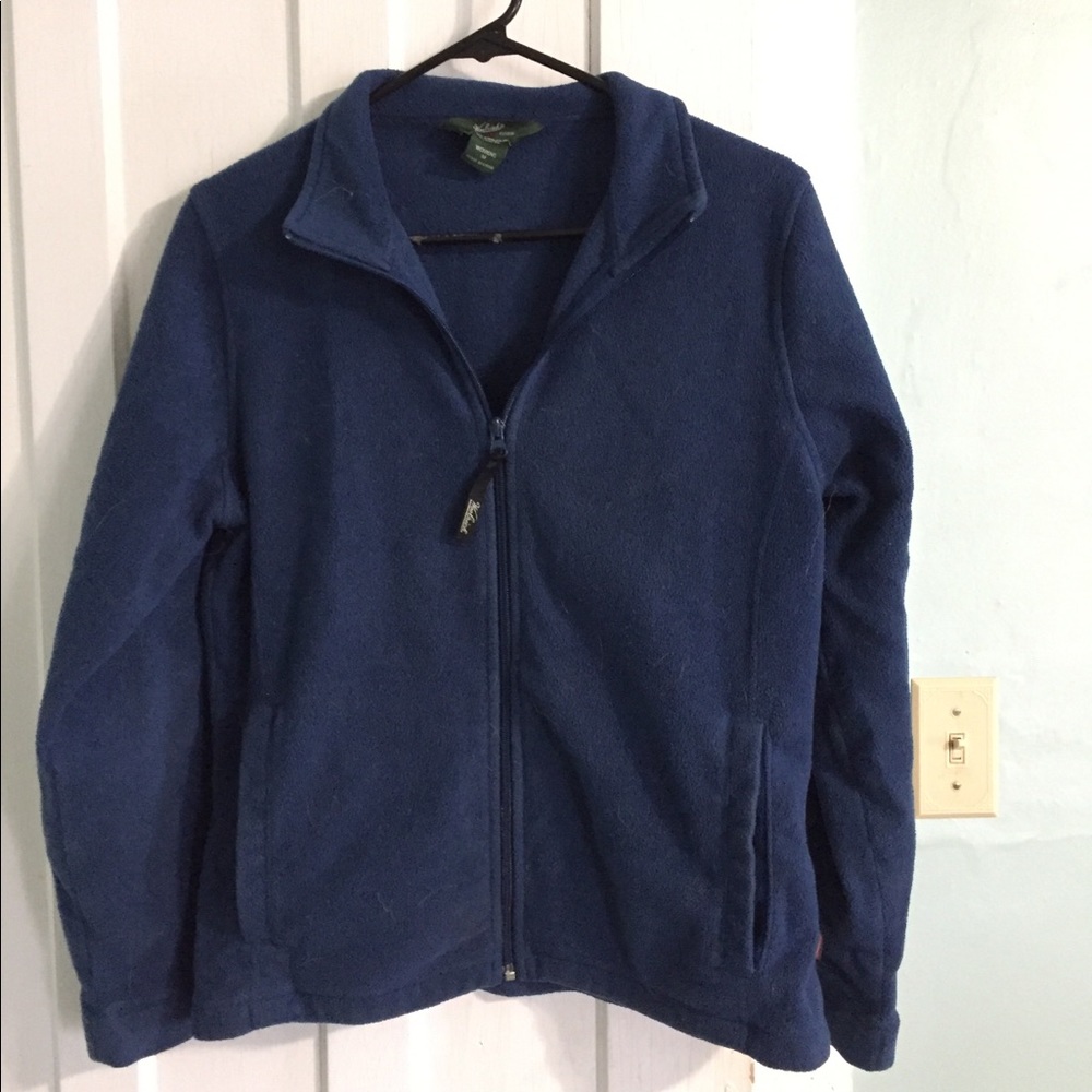 Woolrich blue fleece zip